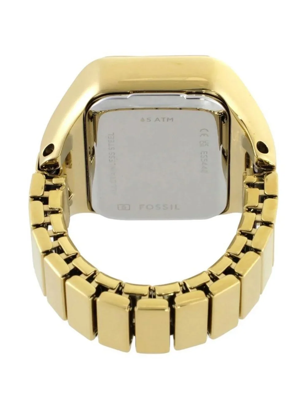 NWT Fossil Raquel Quartz Green Dial Ladies Watch Ring